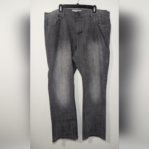 Ecko Unlimited Other - Ecko Unlimited Straight Leg Jeans Gray Denim Cotton Stretch Men's Size 42x31